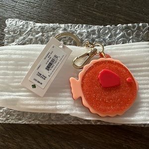 Kate Spade fish key fob NWT